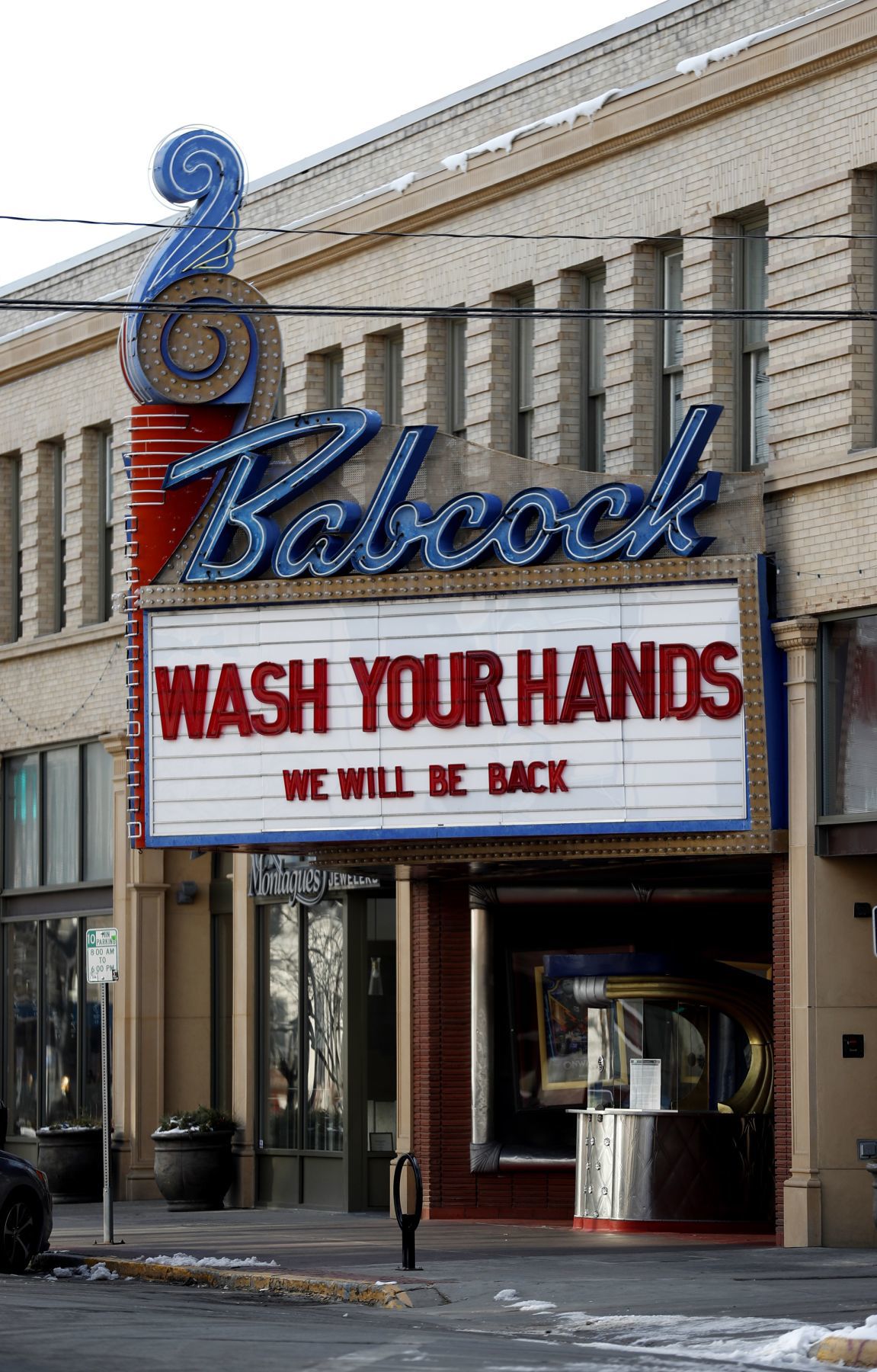 Babcock Theatre sign